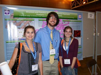 Chris Ladner ('09) presenting research at the 2008 National ACS Meeting in New Orleans