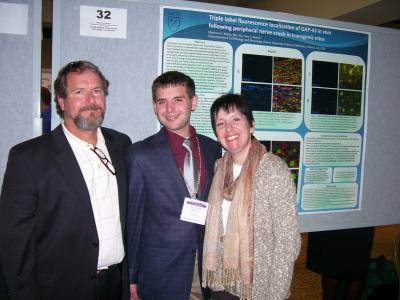 Matthew Malus ('12 Chemistry/Biology) presents his research at the 2010 SouthEast Regional ACS Meeting in New Orleans