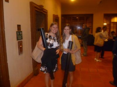Students presenting research at the 2011 SouthWest Regional ACS Meeting in Austin, TX
